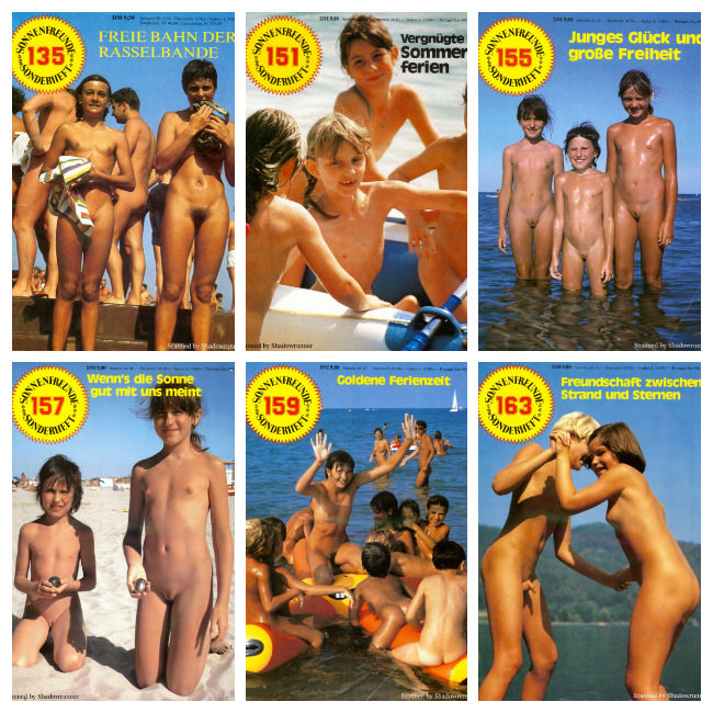 Sonnenfreunde Sonderheft Nr.135-163 magazine retro nudism photo gallery | Naturist Gallery