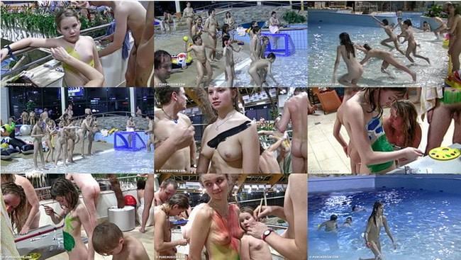 Naturism pool video - Escaping the hot sun | Naturist Gallery