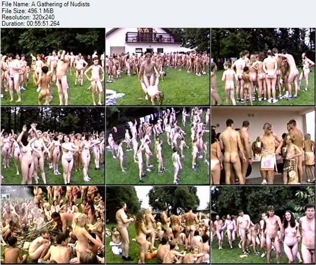 Eine große Gruppe Nudisten in Deutschland Video | Naturist Gallery