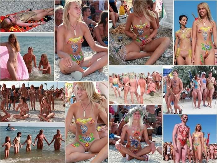 Nudists celebrate the feast of their god, the patron of nudists - Neptune Day photo | Naturist Gallery